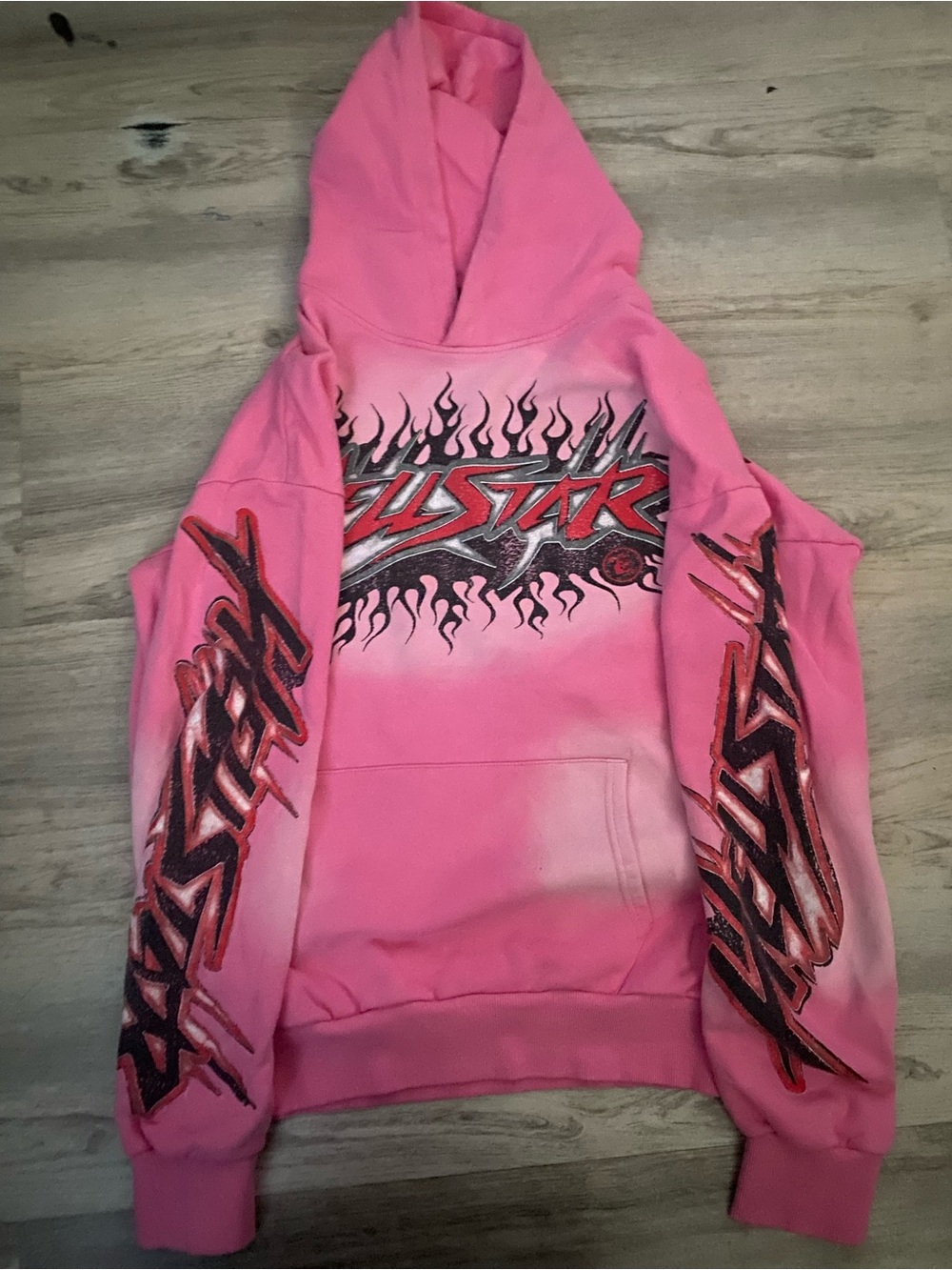 Allstar Graphic Pink Hoodie